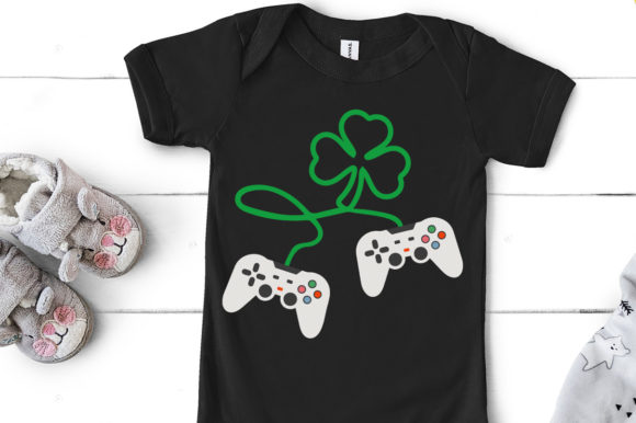 Download Video Gamer Shamrock, St Patrick's Day - Premium Bundle