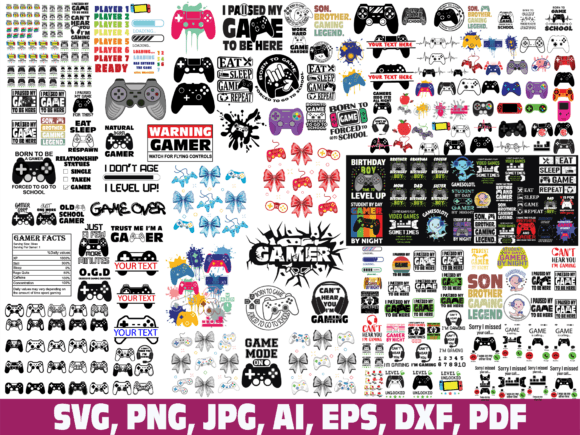 Download Gamer Svg Bundle - Premium Resources