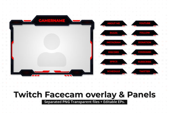 Download Twitch Facecam Overlay and Twitch Panels - Twitch Collection