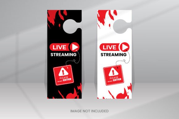 Download Live Streaming Door Hanger Design - Live streaming Collection